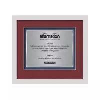 Primrose Certificate TexEtch - White