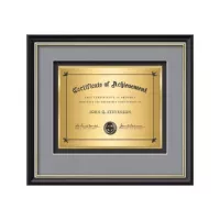 Baron Certificate TexEtch - Mahogany/Silver