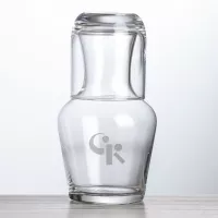 Summit Desk Water Set - Deep Etched