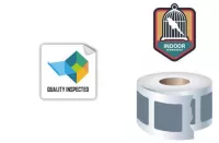 Roll Stickers / Decal - Indoor Permanent - 1x1 Square Shape