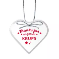 Starfire Ornament - Heart Imprinted