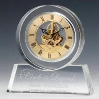Tondo Crystal Clock
