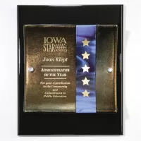 Curved Plaque