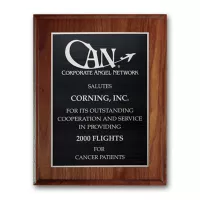 Etch/Antiqued Plaq - Walnut Cove Edge