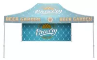 15ft Canopy Tent Full Height Wall w/ Full Color Single Sided Imprint