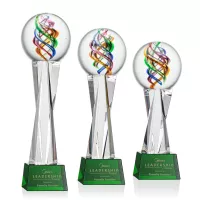 Galileo Award on Grafton Base - Green