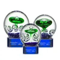Aquarius Award on Paragon Base - Blue