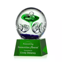 Aquarius Award on Robson Base - Green