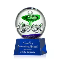 Aquarius Award on Robson Base - Blue