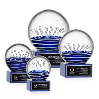 Tranquility Award on Hancock Base - Blue