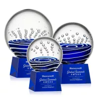 Tranquility Award on Robson Base - Blue