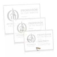 Polaris Rectangle (H) Award - Gold