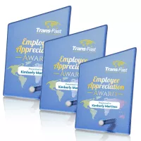 Atchison Blue Slant VividPrint™ Award - Silver