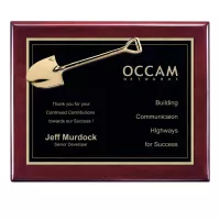 Shovel Plaque