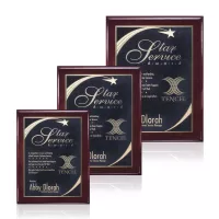 Oakleigh/Birchcliff Plaque - Rosewood Finish