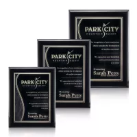 Oakleigh/Nobleton Plaque - Black Finish