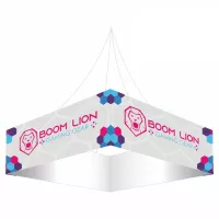One Choice Hanging Banner 10 ft. Square 42 in. Outside Graphic Package (Hardware & Graphic)