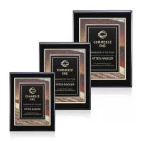 Oakleigh/Albina Plaque - Black Finish