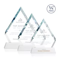 Apex Award on Newhaven Base - White