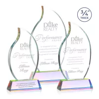 Croydon Flame Award on Newhaven Base - Prismatic