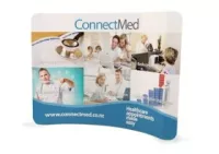 10ft Curve Tension Fabric Display