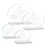 Austin Award (Horiz) - White