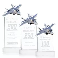 Top Gun Award on Alberton Base - White