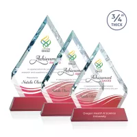 Apex VividPrint™ Award on Newhaven Base - Red