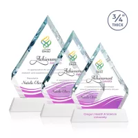 Apex VividPrint™ Award on Newhaven Base - White