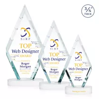 Richmond VividPrint™ Award on Alberton Base - White
