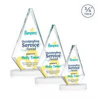 Windsor VividPrint™ Award on Alberton Base - White