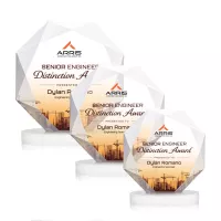 Kitchener VividPrint™ Award on Alberton Base - White