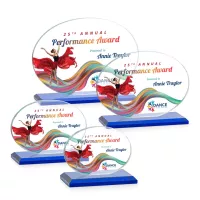 Austin (Horiz) VividPrint™ Award - Blue