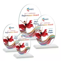 Austin (Vert) VividPrint™ Award - White