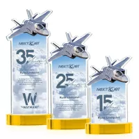 Top Gun VividPrint™ Award on Alberton Base - Gold
