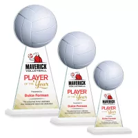 Edenwood Volleyball VividPrint™ Award - White