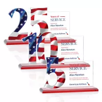 Hazelton VividPrint™ Award - Red