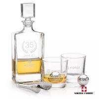 Hallsboro Decanter Set & Ice Balls