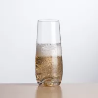 Edderton Stemless Flute - Deep Etch