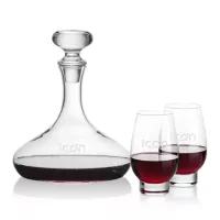 Stratford Decanter & Glenarden Stemless Wine