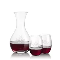 Adelita Carafe & Carlita Stemless Wine