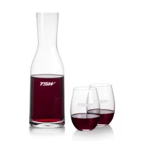 Caldmore Carafe & Laurent Stemless Wine