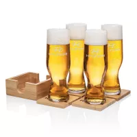 Bamboo Coaster Gift Set - Covington