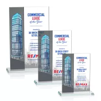 Composite Vertical VividPrint™ Award - Grey