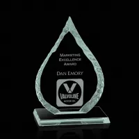 Iceberg Oil Drop Award on Base - Jade