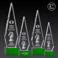 Springfield 3D Award on Hancock Base - Green
