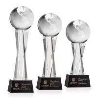 Globe Award on Grafton Base - Black