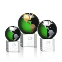 Haywood Globe Award - Green/Gold