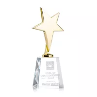 Tuscany Gold Star on Celestina Base - Clear