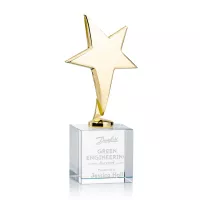 Tuscany Gold Star on Granby Base - Clear